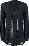 Destroyed Knitted Sweater, Forplay, Sweat-shirt