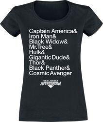 Names, Ms. Marvel, T-Shirt Manches courtes