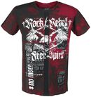 Free Spirit Cut-Out Shirt, Rock Rebel by EMP, T-Shirt Manches courtes