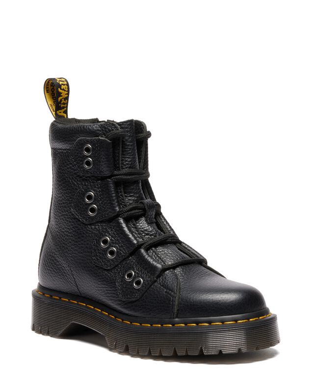 Bottes Dr. Martens En Cuir Noir - Taille UK 6.5 / EU 40 - Occasion Très Bon état