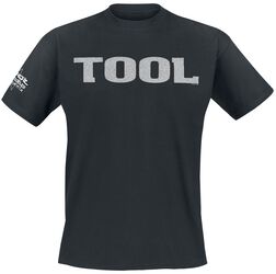 Metallic silver Logo, Tool, T-Shirt Manches courtes