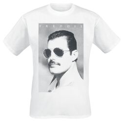 Freddie Mercury - Sunglasses, Queen, T-Shirt Manches courtes