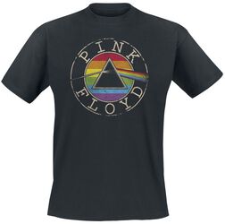 Logo Rainbow, Pink Floyd, T-Shirt Manches courtes