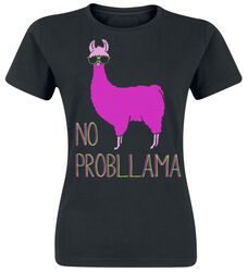 No Probllama, Lama, T-Shirt Manches courtes