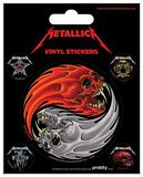 Yin Yang Skulls, Metallica, Set d'autocollants