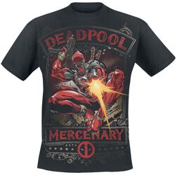 Mercenary, Deadpool, T-Shirt Manches courtes