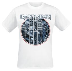 Ten Circles Eddie, Iron Maiden, T-Shirt Manches courtes
