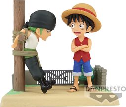 Banpresto - Monkey D. Luffy & Roronoa Zoro (WCF - Log Stories Series), One Piece, Figurine de collection