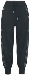 Embellished Star And Stripe Cuffed Jogger, QED London, Bas de survêtement