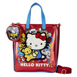 Loungefly - Tote Bag with Coin Bag (50th Anniversary), Hello Kitty, Sac à main