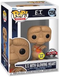E.T. with glowing heart (GITD) vinyl figurine no. 1258, E.T. - the Extra-Terrestrial, Funko Pop!