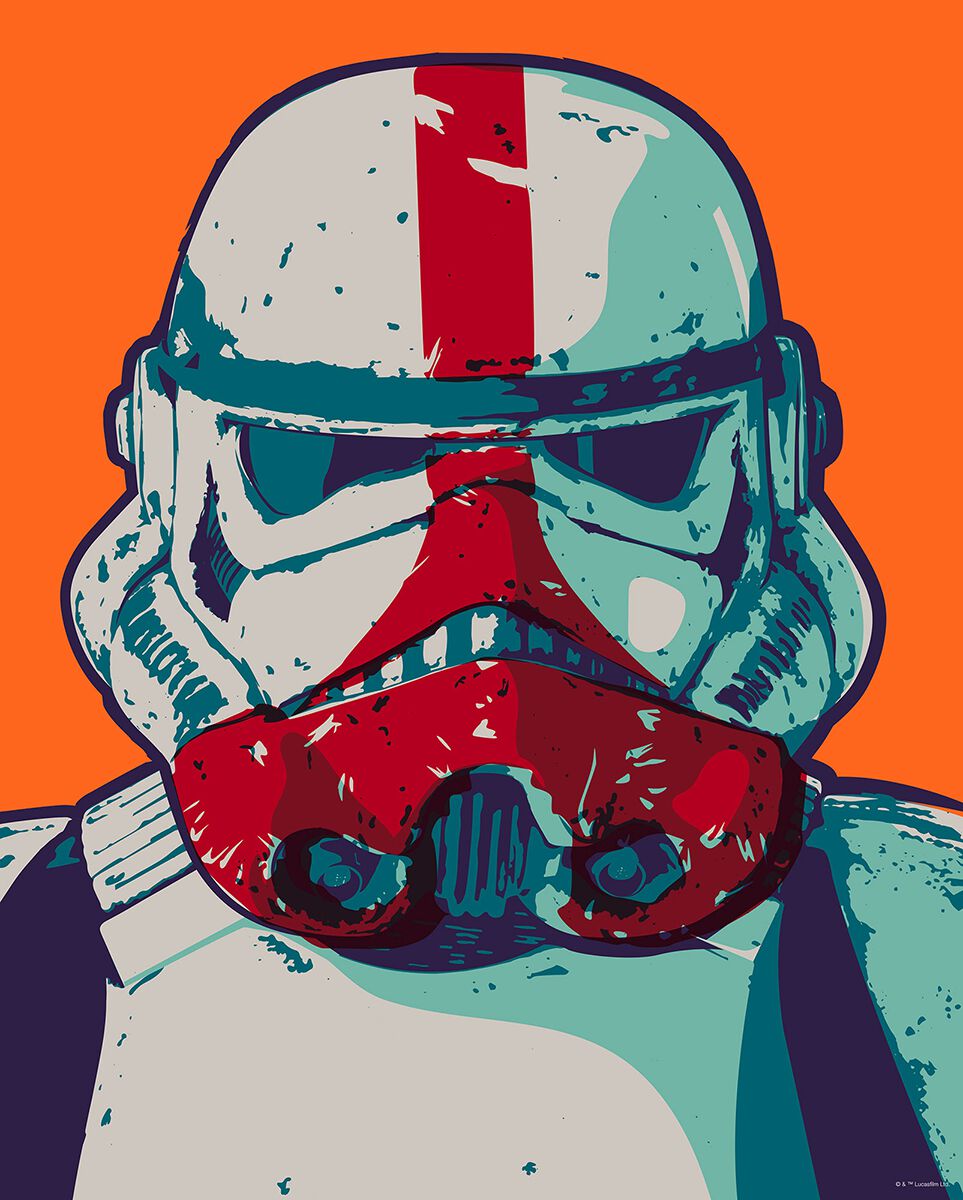 The Mandalorian - Pop Art Stormtrooper | Star Wars Imprimé d'art | EMP