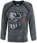 Evil Eagle Longsleeve, Black Premium by EMP, T-shirt manches longues