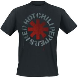 Stencil Black, Red Hot Chili Peppers, T-Shirt Manches courtes