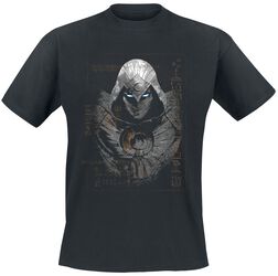 Moon Knight Hieroglyphics, Moon Knight, T-Shirt Manches courtes
