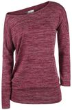 Knitted Longsleeve, R.E.D. by EMP, T-shirt manches longues