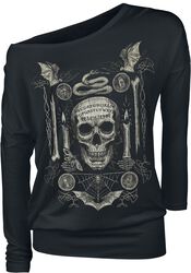 Tshirt Manches Longues Imprimé Frontal, Gothicana by EMP, T-shirt manches longues