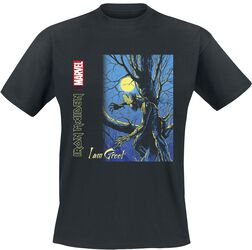Iron Maiden x Marvel Collection - I Am Groot, Iron Maiden, T-Shirt Manches courtes
