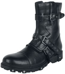 Biker boots with buckles, Gothicana by EMP, Bottes