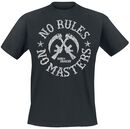 No Rules No Masters, Sons Of Anarchy, T-Shirt Manches courtes