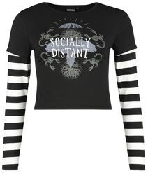 Socially distant, Wednesday, T-shirt manches longues
