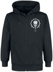 Diablo 4 - Symbole Necromencer, Diablo, Sweat-shirt zippé à capuche