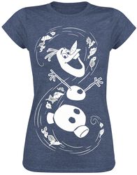 Olaf, La Reine Des Neiges, T-Shirt Manches courtes