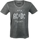 High Voltage - Spray Dye V-Neck, AC/DC, T-Shirt Manches courtes