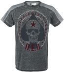 Spade Burnout Skull, R.E.D. by EMP, T-Shirt Manches courtes