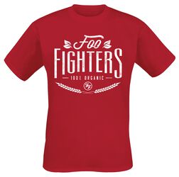 100% Organic, Foo Fighters, T-Shirt Manches courtes
