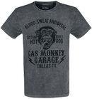 Speeding Monkey, Gas Monkey Garage, T-Shirt Manches courtes