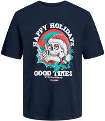 Christmas skull t-shirt, Jack & Jones, T-Shirt Manches courtes