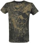 Crinkle Skull, Black Premium by EMP, T-Shirt Manches courtes