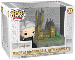 Minerva McGonagall with Hogwarts (Pop! Town) vinyl figurine no. 33, Harry Potter, Funko Pop! Town