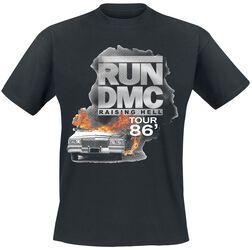 Burning Cadillac Tour 86, Run DMC, T-Shirt Manches courtes