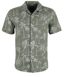 ONSCaiden Reg Hawaii AOP Linen, ONLY and SONS, Chemise manches courtes