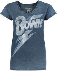 Lightning Bolt, David Bowie, T-Shirt Manches courtes