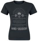 Anarchist Rules, Sons Of Anarchy, T-Shirt Manches courtes
