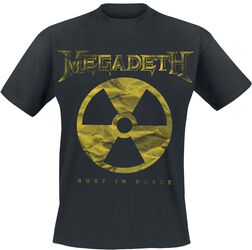 Large Rip Nuclear Logo, Megadeth, T-Shirt Manches courtes