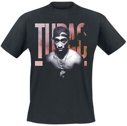 Pink Logo, Tupac Shakur, T-Shirt Manches courtes