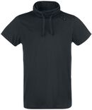 Tube Collar Shirt, Black Premium by EMP, T-Shirt Manches courtes