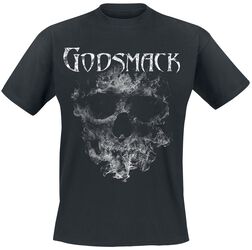 Smoking Skull, Godsmack, T-Shirt Manches courtes