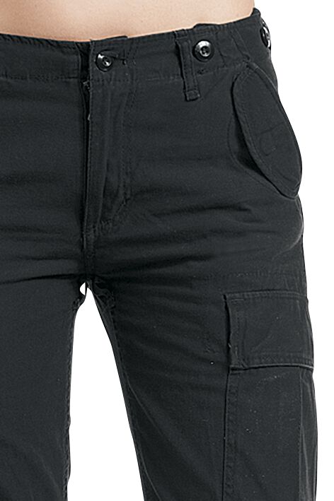 Pantalon Cargo Indéchirable BDU Femme - BRANDIT - Noir