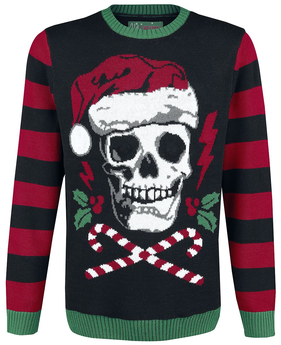 Tête De Mort | Pull Moche De Noël Pull de Noël | EMP