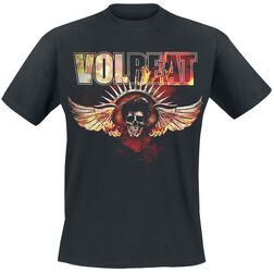Burning Skullwing, Volbeat, T-Shirt Manches courtes