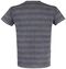 T-Shirt Gris Avec Rayures Horizontales Et Ras-Du-Cou