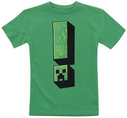 Enfants - Exclamation Creeper, Minecraft, T-shirt