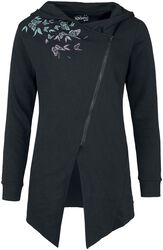 Hoodie with asymmetric zipper, Full Volume by EMP, Sweat-shirt zippé à capuche