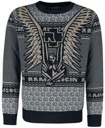 Holiday Sweater Gold, Rammstein, Pull de Noël