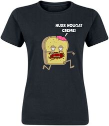 Zombie toast, Food, T-Shirt Manches courtes